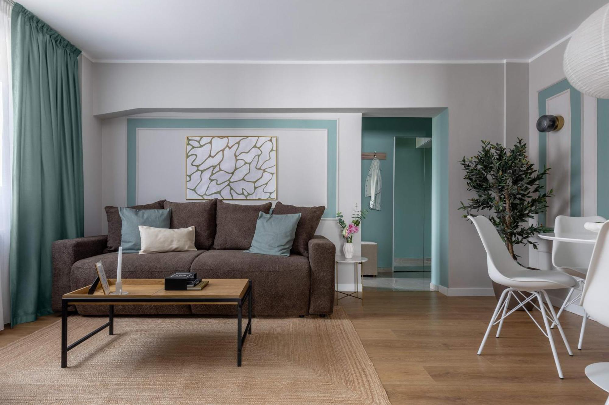 Holt - Sublime Minty Green 1Br On The Park Bukareszt Zewnętrze zdjęcie